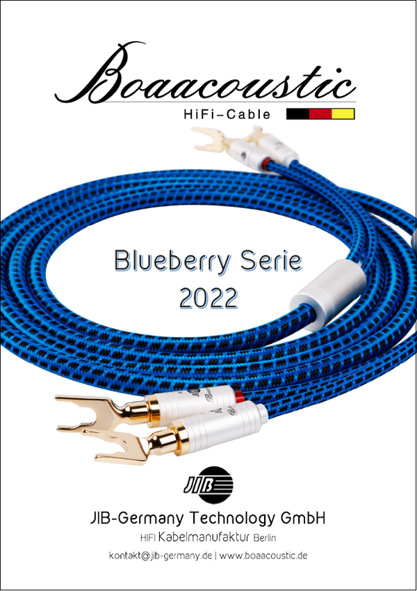 Deutscher Boaacoustic Blueberry Produktkatalog 2022