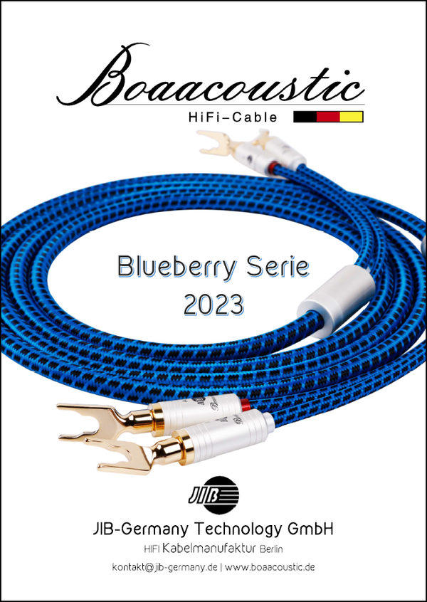 Deutscher Boaacoustic Blueberry Produktkatalog 2023