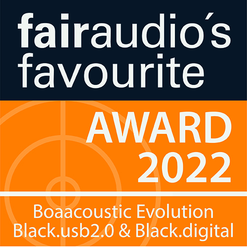 fairaudio's favourite Award 2022 für Boaacoustic Digitalkabel
